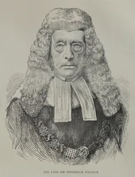 Portræt af Sir Frederick Pollock