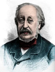 Portræt af Stephen Heller (1813-1888) ungarsk pianist, lærer og komponist - Indgravering 1888