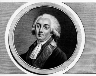Portræt af Trophy-Gerard, jarl af Lally, baron af Tollendal, dengang markis af Lally-Tollendal, bedre kendt som Gerard de Lally Tollendal (1751-1830), deputeret i genrerstaterne i 1789. Indgravering i "" Komplet samling af historiske malerier af
