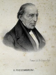Portræt af Victorio Fossombroni (1754 - 1844), italiensk ingeniør, økonom og intellektuel.