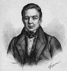 Portræt af Villemain, fransk professor og politiker (1790 - 1870)
