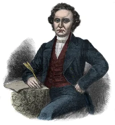 Portræt af William Symington (1764-1831) skotsk pioner inden for dampnavigation