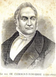Portræt af hertugen af Clermont - Torden (1779 - 1865) - i "" Les Contemporains"", n.d. slutningen af det 19. århundrede.