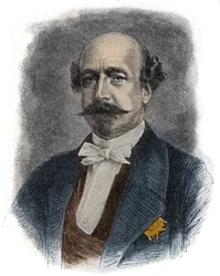 Portræt af den franske finansmand og politiker Charles de Morny, kaldet comte de Morny (eller hertug) (1811-1865), halvbror til Napoleon III