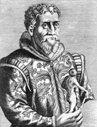Portræt af den italienske maler Michelangelo Buonarroti
