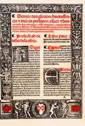 Prolog af "" Blanquerna "" af Raymond Lulle på catalansk Ramon Llull, på spansk Raimundo Lulio (Lullo) (Lull), catalansk filosof, teolog og digter (1235-1315)