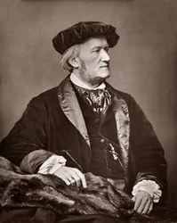 RICHARD WAGNER (1813-1883) tysk komponist. Portrætfoto
