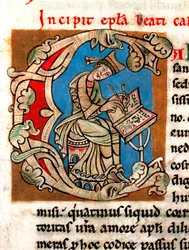 Repræsentation af pave Saint Calixte II (Gui af Bourgogne, på italiensk Guido dei Conti di Borgogna, Callisto II
