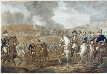 Repræsentation af slaget ved Moskova i Borodino den 7. september