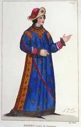Robert af Frankrig, greve af Clermont (1256-1318). Capetian Prins.