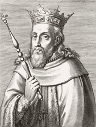 Sancho II, konge af Portugal. Portræt.