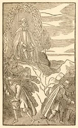 Skal de, der fejler, begynde endnu rigtigt ende? fra The Pilgrims Progress From This World, To That What Is To Come af John Bunyan (1628-1688) Christian klatrer op ad bakken af vanskeligheder med at kende den rigtige pa