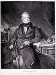 Sir John Walter Scott 1771/1832, engelsk forfatter og digter.