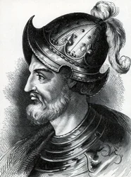 Stephen af ​​Blois (Stephen of England, c1097-1154), c1900 (gravering)
