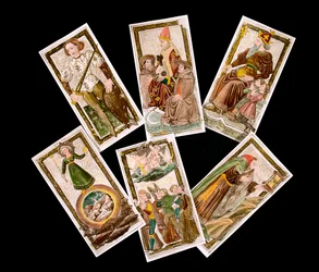 Tarotkort fra det 15. århundrede.
