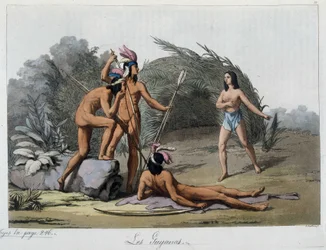 Guijanas, indianere i Paraguay. I ""Det gamle og moderne kostume""