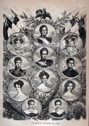 Familien Orleans i 1830 - Louis Philippe -