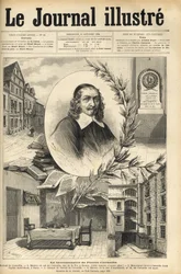 Pierre Corneilles 200-års jubilæum - Le bicentenaire de Pierre Corneille - indgravering i "Le journal illustrious"" fra 1884