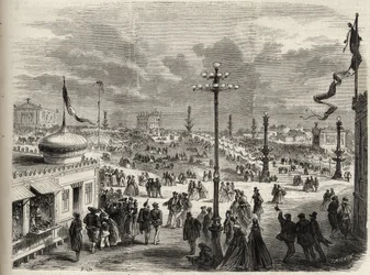 Festen den 15. august 1867 på Trocadero i Paris - Det berømte univers i 1867