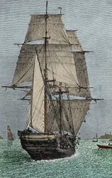 Skibet "Beagle" (ekspedition, hvor Darwin deltog som naturforsker