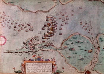 Spaniernes belejring af Maestricht i juli 1596. Belejringen af Maastricht (eller Maestricht) i Holland var en episode af 80-års krigen (80-80 år) (Nederlandenes oprør) (1568-1648) der så opkomsten af den nordlige