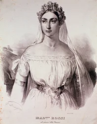 Sangerinden Mademoiselle Rossi i operaen La Norma