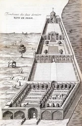 Grave for Persiens sidste to konger - i “Dagbog over ridder Chardins rejse, Persien og Ostindien, via Sortehavet og Kolchis”