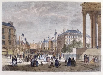 Transformationer af Paris under det andet imperium, Haussmann Paris. Indvielse af Boulevard Malesherbes (Haussmann-værker)
