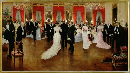 Une soiree (maleri på lærred)