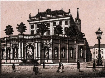 Wien, Østrig: udsigt over springvandet Francois Joseph (Francois-Joseph) (Francis Josephs springvand i Wien). i "" Verden illustrerer 168 visninger"" Udateret (slutningen af 1800-tallet)