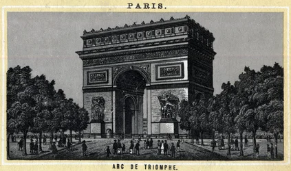 Udsigt over Triumfbuen i Paris.