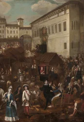 Udsigt over Grand Marche Verziere i Milano