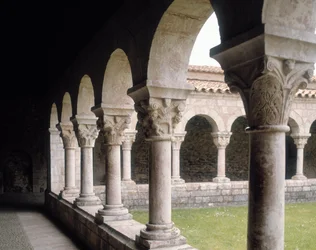 Udsigt over klosteret (1100-tallet)