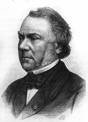 portræt af Claude - Alphonse Delangle. 1797-1869 fransk magistrat og minister.