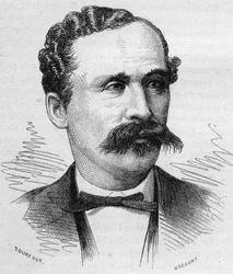 portræt af doktor Gustave Nachtigal, tysk læge i det 19. århundrede.