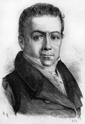portræt af Gabriel Julien Ouvrard. fransk finansiel 1770 til 1846).