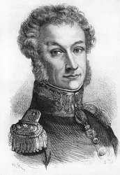 portræt af general Cambronne. Viccount Cambronne.Fransk general (1770 til 1842).