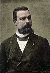 portræt af Gerard Encausse, kendt som Papus-okkultist, medstifter af Martinistordenen (1865-1916).
