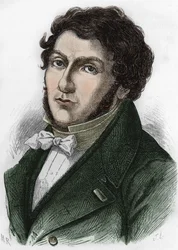 portræt af Jean François (Jean-Francois) Champollion kaldet Champollion den unge franske egyptolog (1790 til 1832).