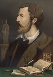 portræt af Jerome Cardan på italiensk Gerolamo Cardano (Cardanus Hieronymus) Medecin, matematiker, filosof og italiensk astrolog (Pavia