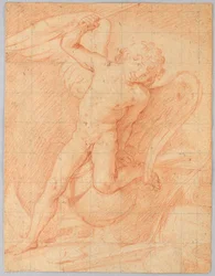 Tegning, Amor, 1650-1700