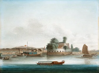 Et fort ved Canton-floden