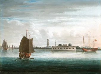 A Fort on the Canton River, 1st China War, 1840 circadani