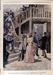En roundup på hoteller - i "" Le Petit Journal"" du 04/08/1895