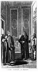 Casanova de Seingalt (1725 - 1798) - i "" Historien om min flugt fra fængslerne i Republikken Venedig"", skrevet til Dux i Bøhmen
