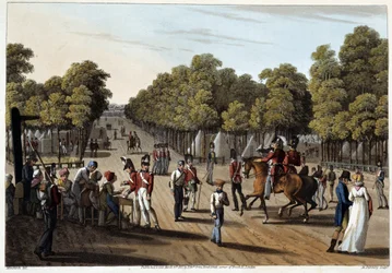 Engelsk lejr ved Bois de Boulogne