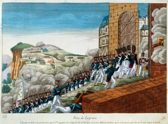 Ekspedition fra Spanien (1823-1829): erobringen af Logrono. 1823 Paris, msuee af Armee