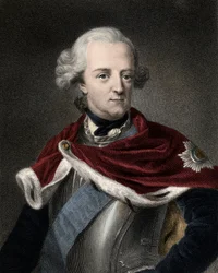Frederik II af Preussen (1712-1786) - Frederik II Frederik Den Store 1712-1786 - gravering - 1800-tallet
