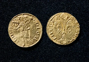 Guldgylden. 1250-1300, Museo Nazionale del Bargello, Firenze