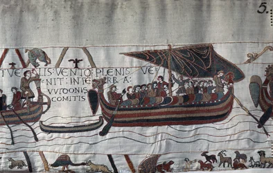 Kapret af stormen strandede Harold II